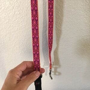Pink and Black Lupine Pet Leash